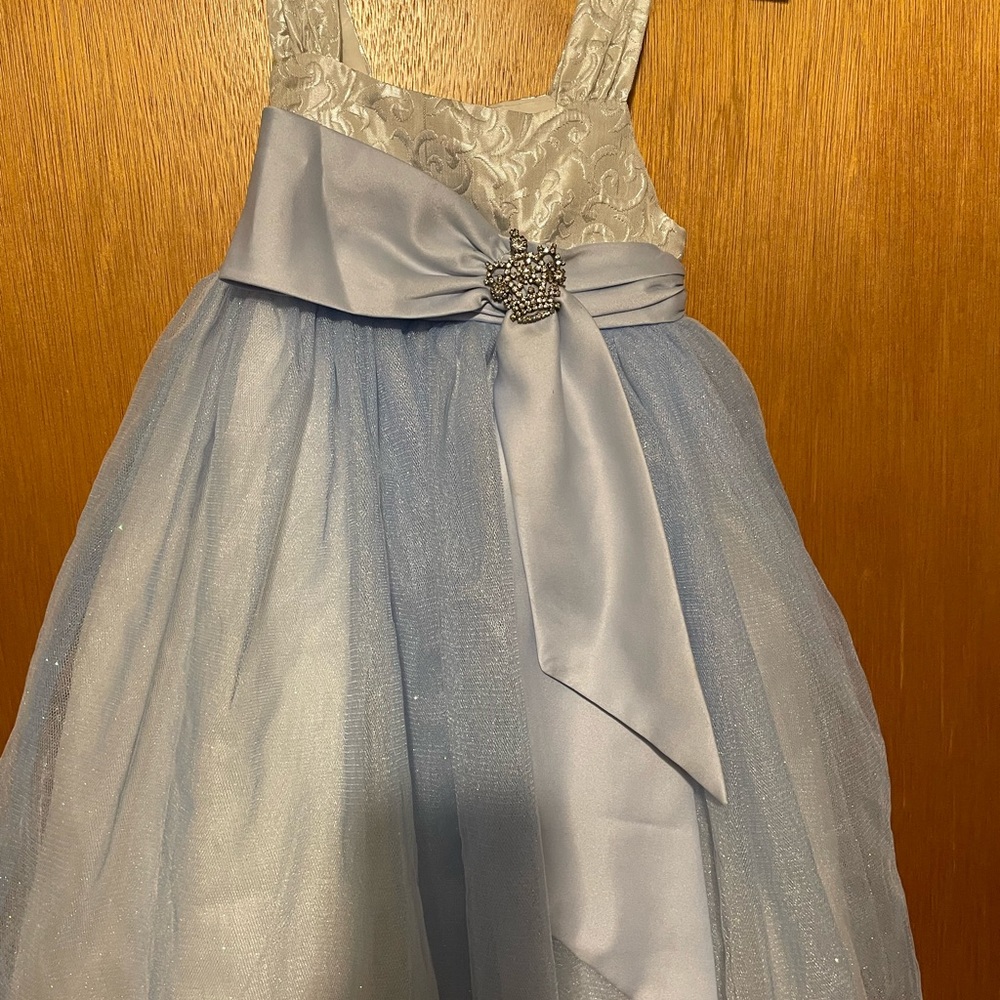 Chantilly Place Glittered Tule Dress